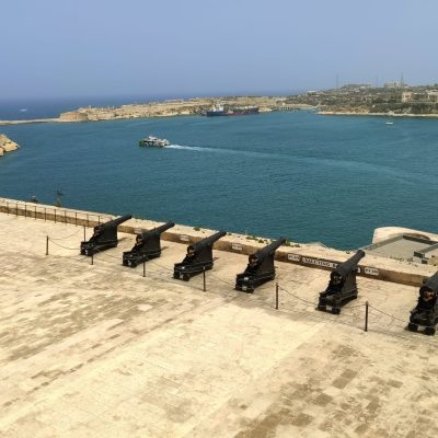 Saluting Battery em Valletta.